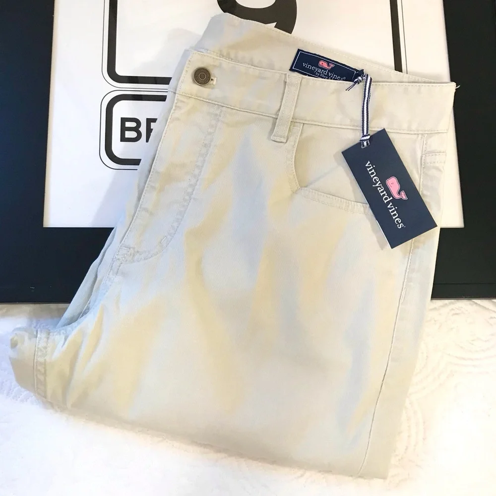 Vineyard Vines Five Pocket Slim Jeans Stone NWT